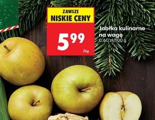 Jabłka kulinarne na wagę