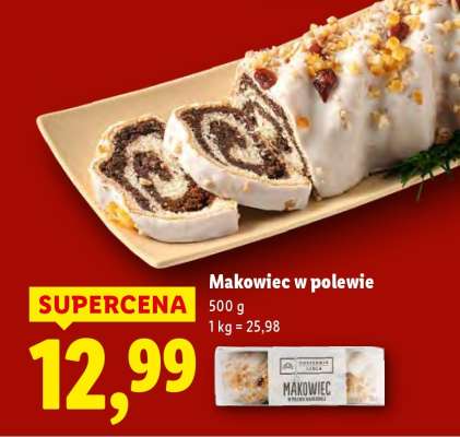Makowiec w polewie