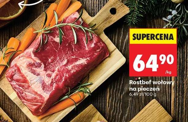 Rostbef wołowy na pieczeń