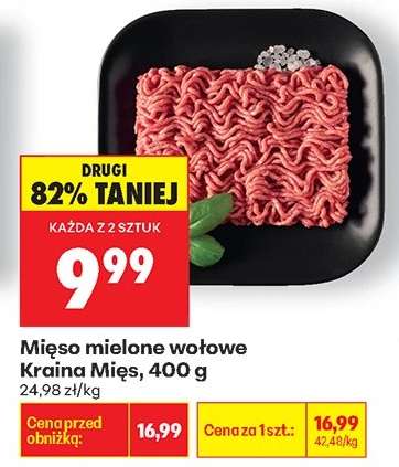 Mięso mielone wołowe Kraina Mięs , 400 g