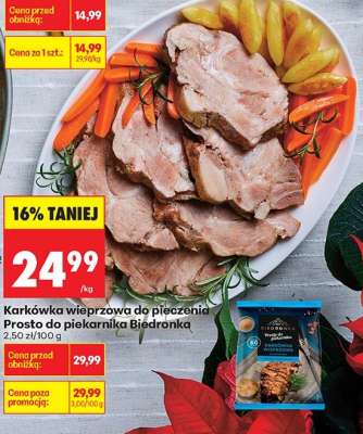 Karkówka wieprzowa do pieczenia Prosto do piekarnika Biedronka