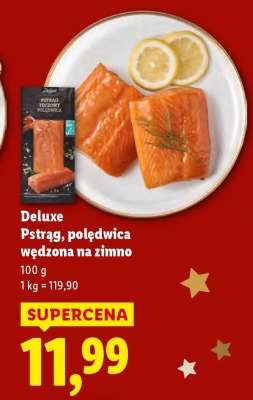 Deluxe Pstrąg, polędwica wędzona na zimno