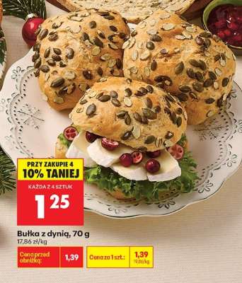 Bułka z dynią, 70 g