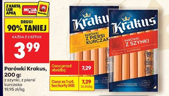 Parówki Krakus, 200 g