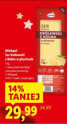 MLEKPOL Ser Królewski z Kolna w plastrach