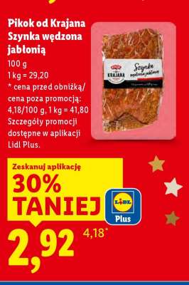 Pikok od Krajana Szynka wędzona jabłonią