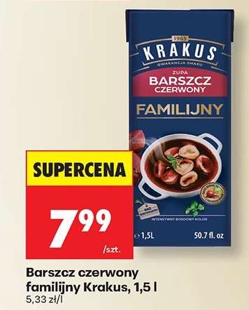 Barszcz czerwony familijny Krakus, 1,5 l