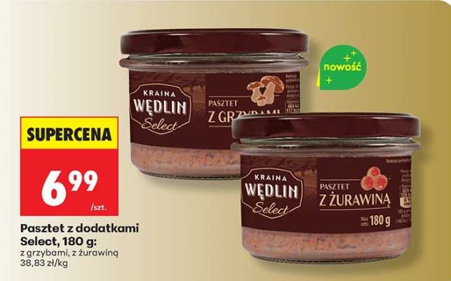 Pasztet z dodatkami Select, 180 g
