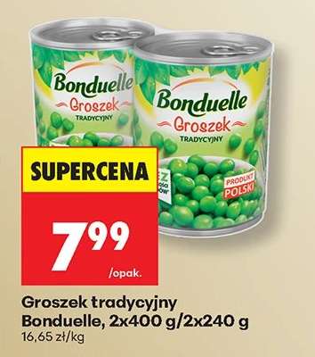 Groszek tradycyjny Bonduelle 2x400 g 2x240 g