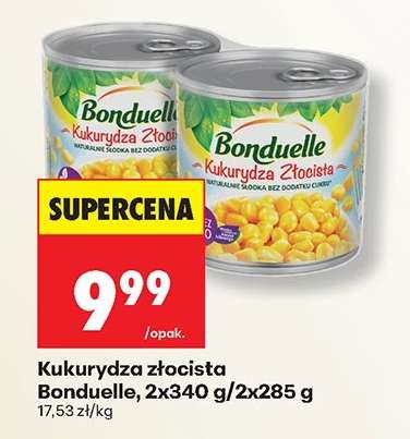 Kukurydza złocista Bonduelle 2x340 g 2x285 g