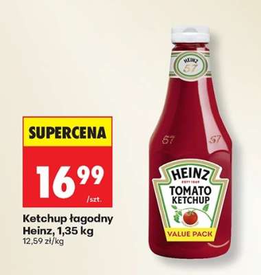 Ketchup łagodny Heinz, 1,35 kg