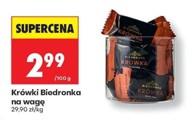 Krówki Biedronka na wagę
