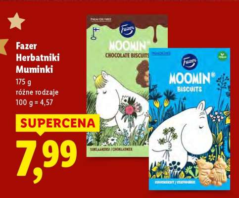 FAZER Herbatniki Muminki