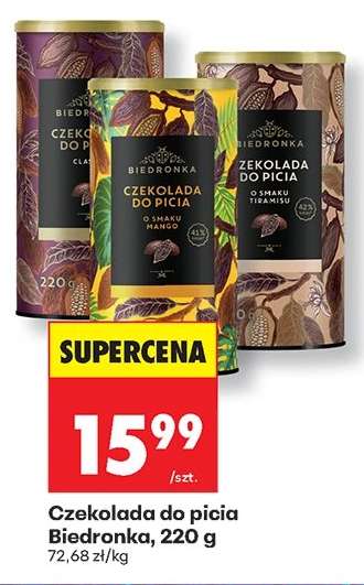 Czekolada do picia Biedronka, 220 g