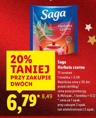 SAGA Herbata czarna