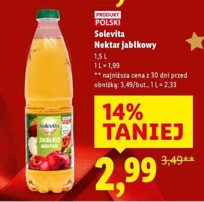 SOLEVITA Nektar jabłkowy