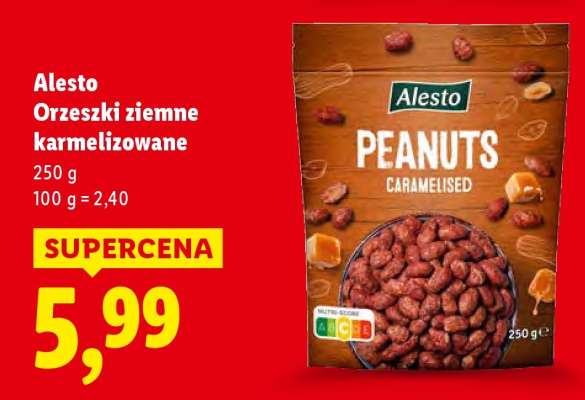 Alesto Orzeszki ziemne karmelizowane