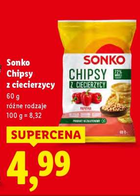 SONKO Chipsy z ciecierzycy