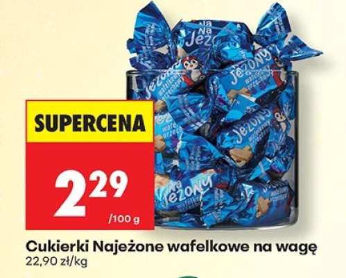Cukierki Najeżone wafelkowe na wagę