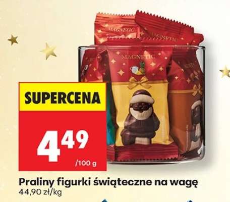 Praliny figurki świąteczne na wagę