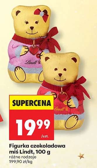 Figurka czekoladowa miś Lindt, 100 g