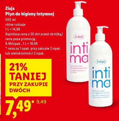 ZIAJA Płyn do higieny intymnej