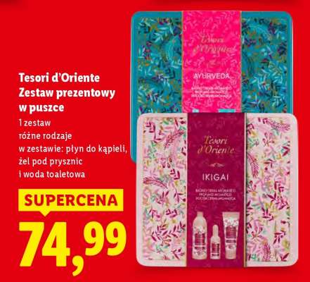 TESORI D'ORIENTE Zestaw prezentowy w puszce
