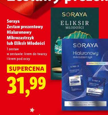 Soraya Zestaw prezentowy Hialuronowy Mikrozastrzyk lub Eliksir Młodości