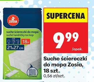 Suche ściereczki do mopa Zosia, 18 szt.