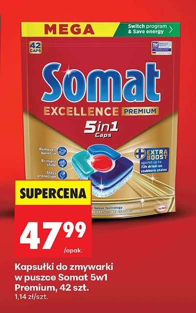 Kapsułki do zmywarki w puszce Somat 5w1 Premium, 42 szt.