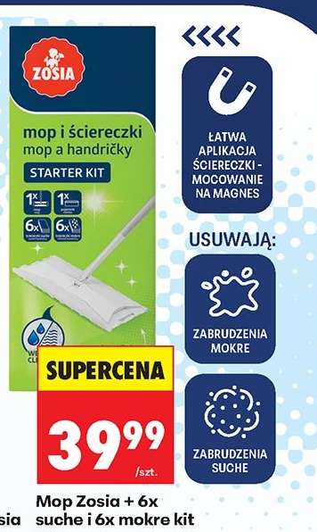 Mop Zosia + 6x suche i 6x mokre kit
