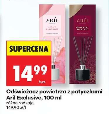 Odświeżacz powietrza z patyczkami Aril Exclusive, 100 ml
