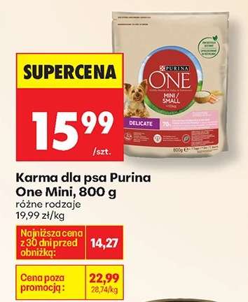 Karma dla psa Purina One Mini 800 g