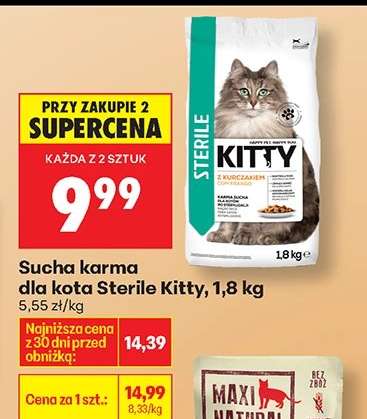 Sucha karma dla kota Sterile Kitty 1,8 kg