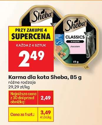 Karma dla kota Sheba, 85 g