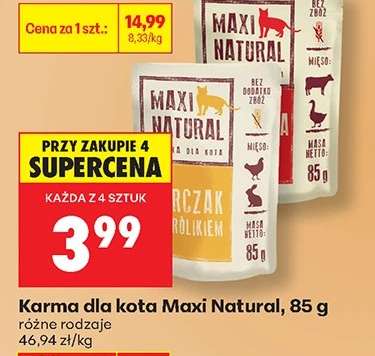 Karma dla kota Maxi Natural 85 g
