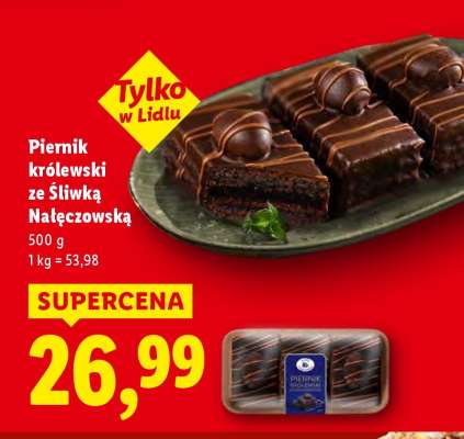 Piernik królewski ze Śliwką Nałęczowską