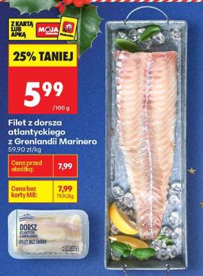 Filet z dorsza atlantyckiego z Grenlandii Marinero