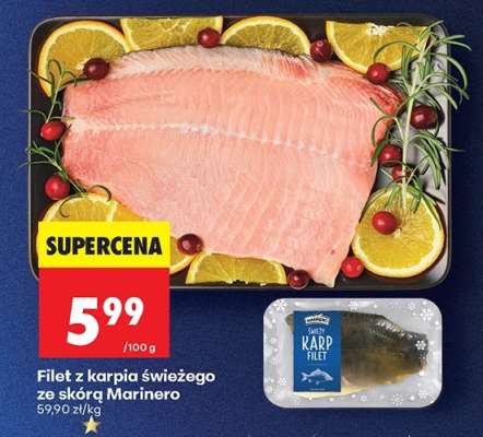 Filet z karpia świeżego ze skórą Marinero
