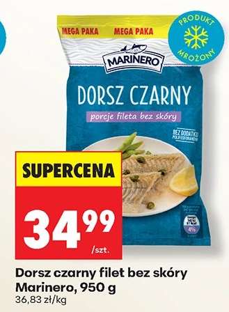 Dorsz czarny filet bez skóry Marinero, 950 g