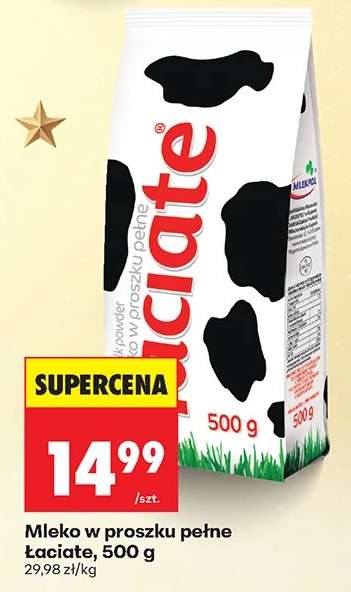 Mleko w proszku pełne łaciate, 500 g