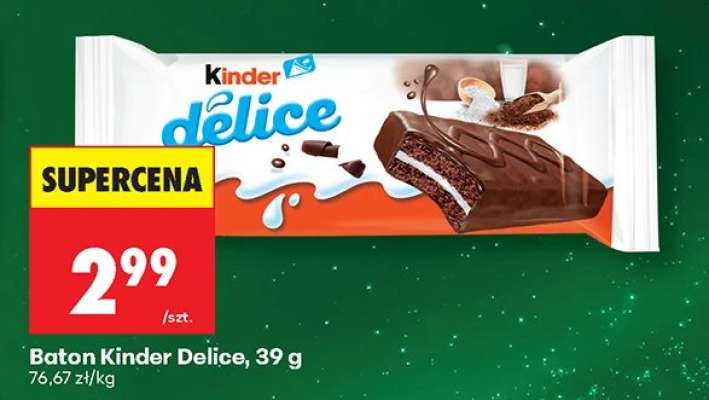 Baton Kinder Delice , 39 g