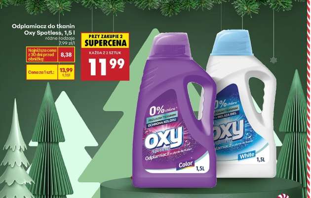Odplamiacz do tkanin Oxy Spotless, 1,5 l