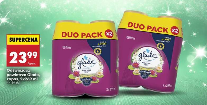 Odświeżacz powietrza Glade, zapas, 2x269 ml