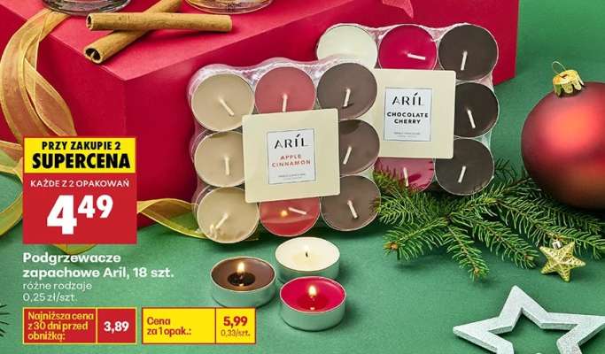 Podgrzewacze zapachowe Aril , 18 szt