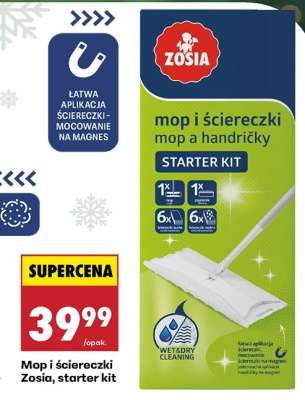 Mop i ściereczki Zosia, starter kit