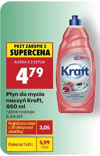 Płyn do mycia naczyń Kraft, 850 ml