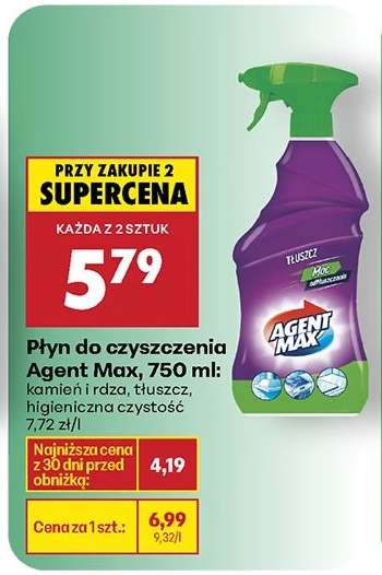 Płyn do czyszczenia Agent Max , 750 ml