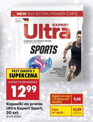 Kapsułki do prania Ultra Expert sport, 20 szt.