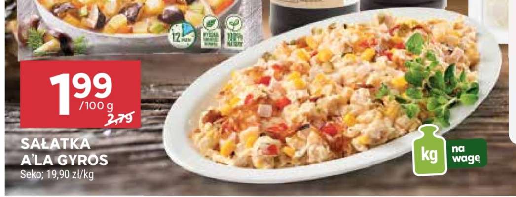 Sałatka a’la gyros